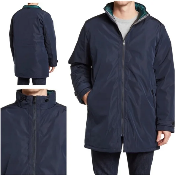 Perry Ellis Men's Portfolio Modern Coat Jacket Navy XL MSRP $220 NWT W-475 - Picture 1 of 8